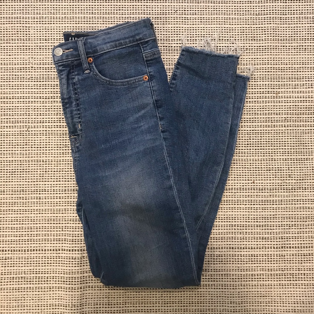 High Waisted Gap Skinny Jeans